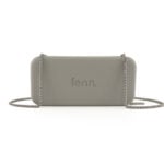 Wallet - Grey - Silver Chain - Silver Zip