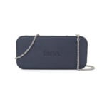 Wallet - Navy - Silver Chain - Silver Zip