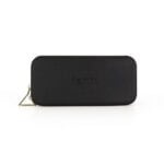 Wallet - Black - Gold Zip