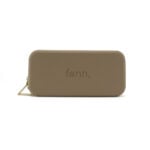 Wallet - Stone - Gold Zip