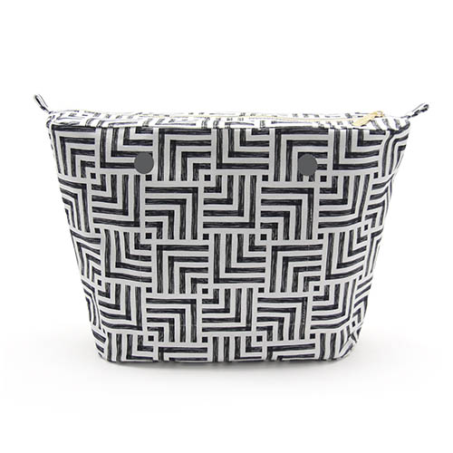 0000_870-1-1 Original Size Inner - Black Angles Pattern - Gold Zip - Image 1