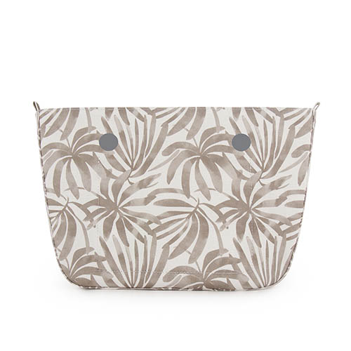 0005_8329-9-1 Petite Size Inner - Bronze Monstera Pattern - Gold Zip - Image 1