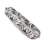 Petite Size Inner - Black Monstera Pattern - Silver Zip - Image 2