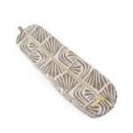 Original Size Inner - Bronze Square Leaf Pattern - Gold Zip - Image 2