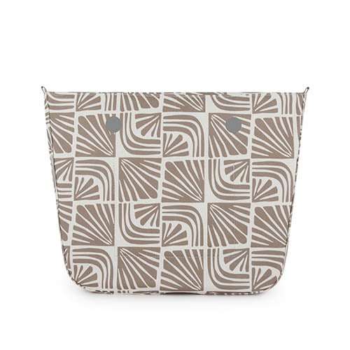 0017_8324-1-1 Original Size Inner - Bronze Square Leaf Pattern - Gold Zip - Image 1