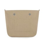 Original Size Inner - Light Stone Colour - Gold Zip