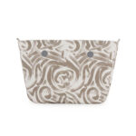 Petite Size Inner - Bronze Swirls Pattern - Gold Zip
