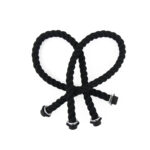Original Collection - Black - Rope Handles - Silver Trim - Image 2