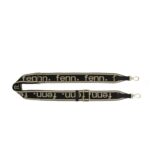 Classic Collection - Beige lettering on black - Canvas Strap