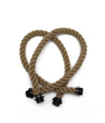 Petite Collection - Beige - Rope Handles - Silver Trim - Image 2