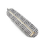 Petite Size Inner - Black Angles Pattern - Gold ZIp - Image 2